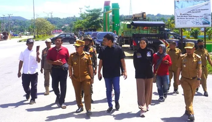 Komisi II DPRD Kendari Tinjau Tempat Relokasi Pedagang Kali Kadia