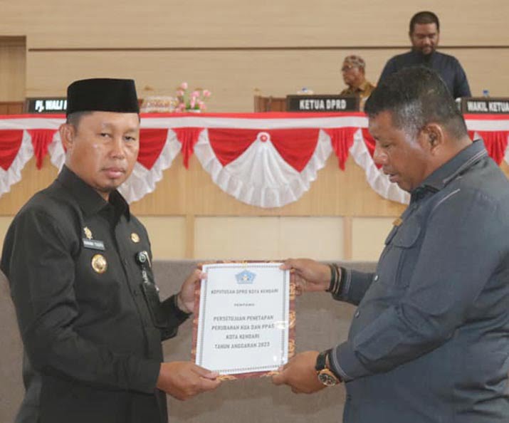 DPRD dan Pemkot Kendari Sepakati Perubahan KUA dan PPAS Tahun 2023