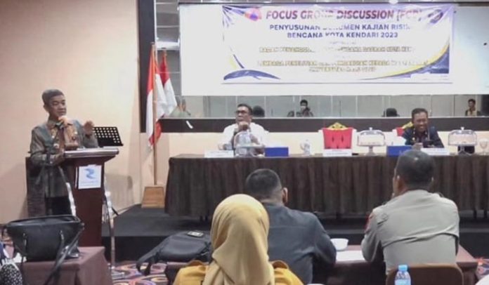 Pemkot Kendari Gelar FGD Penyusunan Dokumen dan Kajian Risiko Bencana