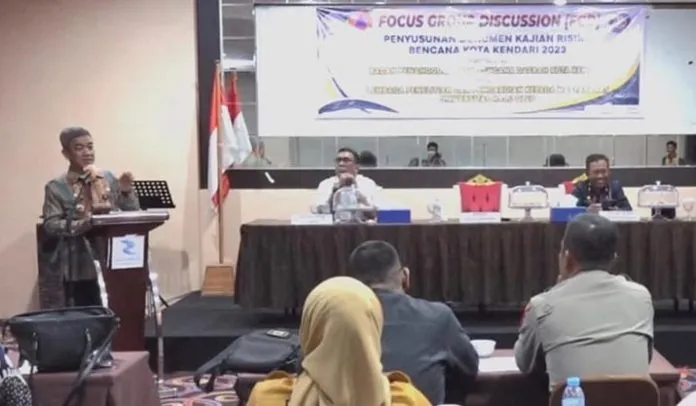 Pemkot Kendari Gelar FGD Penyusunan Dokumen dan Kajian Risiko Bencana