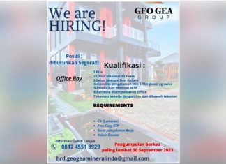 Lowongan Pekerjaan di Georgea Group: Office Boy Lowongan Pekerjaan di Georgea Group: Office Boy