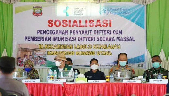 Pemda Konawe Utara Gelar Sosialisasi ORI dan Imunisasi Massal untuk Cegah Difteri