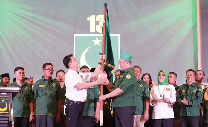 pelantikan_pbb Yusril Ihza Mahendra Lantik Pengurus PBB Sultra, Optimis Raih 6 Kursi di Pemilu 2024