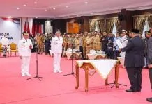 Gubernur Sultra Ali Mazi Melantik Pj Bupati Buton dan Kolut Gubernur Sultra Ali Mazi Melantik Pj Bupati Buton dan Kolut