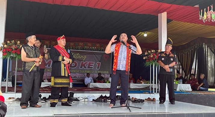 Ruksamin Hadiri Milad Ke Satu Tamalaki Pobendeno Wonua Sulawesi Tenggara