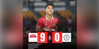 Timnas Indonesia U-23 Pesta Gol ke Gawang Chinese Taipei U-23, Menang 9-0 Timnas Indonesia U-23 Pesta Gol ke Gawang Chinese Taipei U-23, Menang 9-0