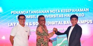UHO Kendari dan Telkomsel Jalin Kerja Sama UHO Kendari dan Telkomsel Jalin Kerja Sama