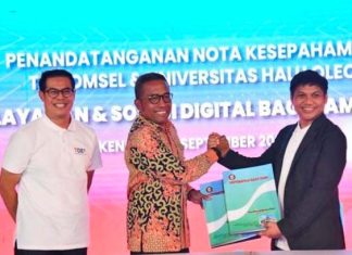 UHO Kendari dan Telkomsel Jalin Kerja Sama UHO Kendari dan Telkomsel Jalin Kerja Sama