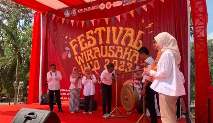UHO Gelar Festival Kewirausahaan, 4 Produk Mahasiswa Lolos Seleksi Expo PKMI 2023