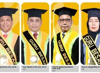 Universitas Halu Oleo Kukuhkan 4 Guru Besar dari 2 Fakultas Universitas Halu Oleo Kukuhkan 4 Guru Besar dari 2 Fakultas