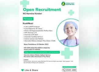 RS Hermina Kendari Buka Lowongan Perawat, Cek Syaratnya RS Hermina Kendari Buka Lowongan Perawat