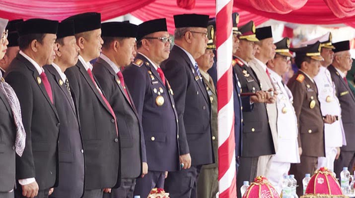 Bupati Konut Hadiri HUT TNI ke-78 di Kendari, Sampaikan Ucapan Selamat dan Harapan