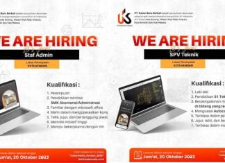 Lowongan Kerja PT Kadar Baru Berkah di Kota Kendari: Staf Admin dan SPV Teknik Dibutuhkan Lowongan Kerja PT Kadar Baru Berkah di Kota Kendari: Staf Admin dan SPV Teknik Dibutuhkan