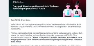 TikTok Shop Resmi Ditutup di Indonesia, Banyak Warganet Menyayangkan TikTok Shop Resmi Ditutup di Indonesia, Warganet Menyayangkan