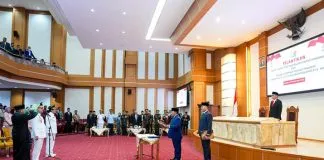 Pj Gubernur Sultra Lantik Bupati Koltim dan Pj Bupati Bombana Pj Gubernur Sultra Lantik Bupati Koltim dan Pj Bupati Bombana