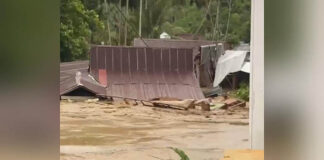 Sungai Ulu Konaweha Kolaka Meluap, 2 Rumah Warga Hanyut Sungai Ulu Konaweha Kolaka Meluap, 2 Rumah Warga Hanyut