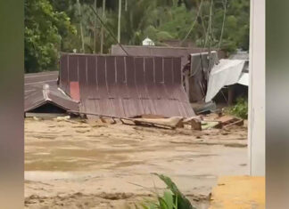 Sungai Ulu Konaweha Kolaka Meluap, 2 Rumah Warga Hanyut Sungai Ulu Konaweha Kolaka Meluap, 2 Rumah Warga Hanyut