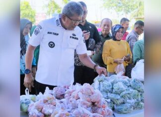 Pemkot Kendari Salurkan Bantuan Pangan di Kelurahan Puuwatu Pemkot Kendari Salurkan Bantuan Pangan di Kelurahan Puuwatu