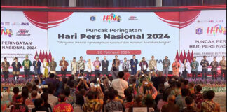 Pj Gubernur Sultra Hadiri Puncak HPN 2024: Pers Harus Jadi Perekat dan Pemersatu Bangsa Pj Gubernur Sultra Hadiri Puncak HPN 2024: Pers Harus Jadi Perekat dan Pemersatu Bangsa