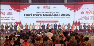 Pj Gubernur Sultra Hadiri Puncak HPN 2024: Pers Harus Jadi Perekat dan Pemersatu Bangsa Pj Gubernur Sultra Hadiri Puncak HPN 2024: Pers Harus Jadi Perekat dan Pemersatu Bangsa