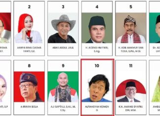 Suara Tembus 1 Juta, ini Alasan Komeng Pakai Foto Nyeleneh di Surat Suara DPD RI Suara Tembus 1 Juta, ini Alasan Komeng Pakai Foto Nyeleneh di Surat Suara DPD RI