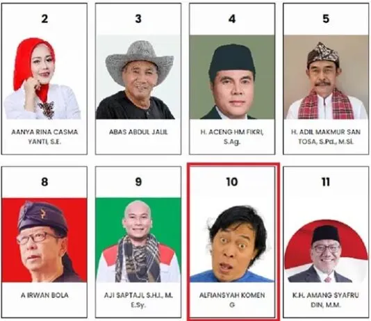 Suara Tembus 1 Juta, ini Alasan Komeng Pakai Foto Nyeleneh di Surat Suara DPD RI Suara Tembus 1 Juta, ini Alasan Komeng Pakai Foto Nyeleneh di Surat Suara DPD RI