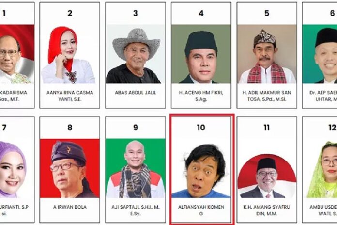 Suara Tembus 1 Juta, ini Alasan Komeng Pakai Foto Nyeleneh di Surat Suara DPD RI