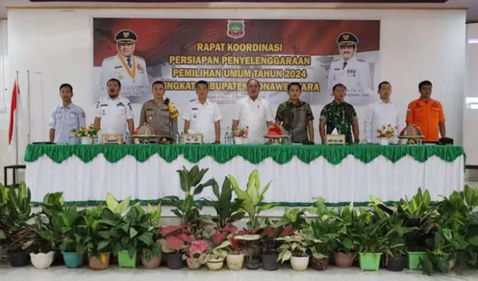 Pemkab Konawe Utara Gelar Rapat Koordinasi Persiapan Pemilu 2024