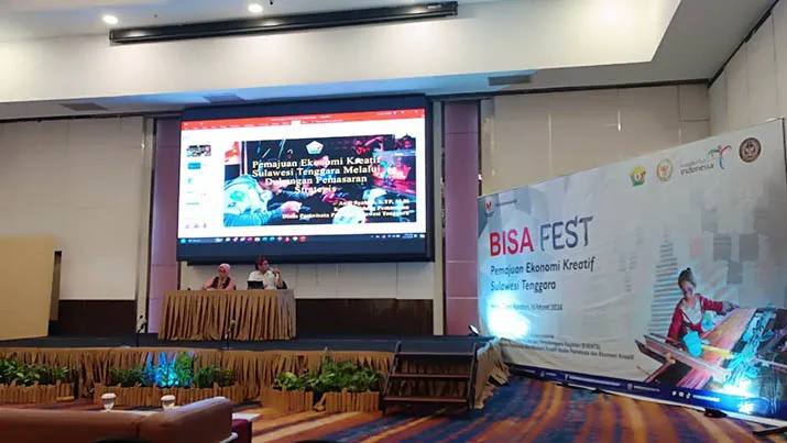 Tina Nur Alam Mendorong Pemajuan Ekonomi Kreatif Sulawesi Tenggara