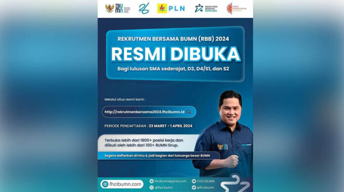 Rekrutmen Bersama BUMN 2024 Resmi Dibuka! Ini Link Daftarnya