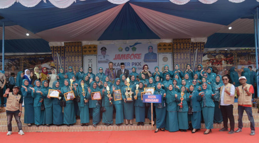 Kota Kendari Juara Umum Jambore PKK Tingkat Provinsi Sulawesi Tenggara