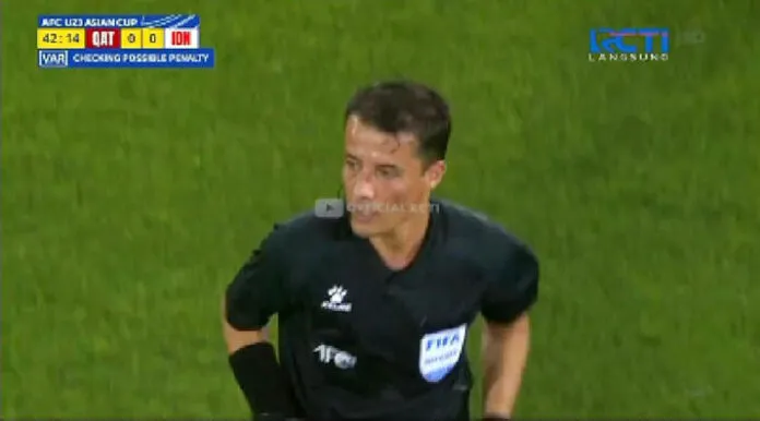Timnas Indonesia U-23 Kalah 0-2 dari Qatar, Wasit Nasrullo Kabirov Buat Keputusan Kontroversi
