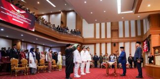 Andap Budhi Revianto Lantik Pj Bupati Buton, Busel dan Buteng Andap Budhi Revianto Lantik Pj Bupati Buton, Busel dan Buteng