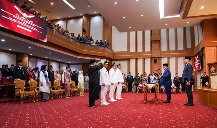 PJ_buton_busel,buteng Andap Budhi Revianto Lantik Pj Bupati Buton, Busel dan Buteng