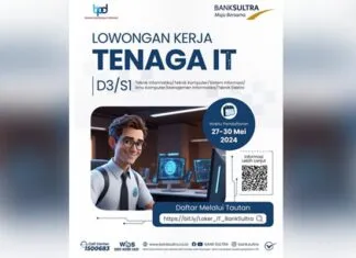 Bank Sultra Buka Lowongan Kerja untuk Tenaga IT 2024 Bank Sultra Buka Lowongan Kerja untuk Tenaga IT 2024