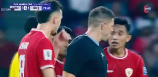 2 Penalti dan Kartu Merah Warnai Kekalahan Timnas Indonesia 0-2 dari Irak 2 Penalti dan Kartu Merah Warnai Kekalahan Timnas Indonesia 0-2 dari Irak