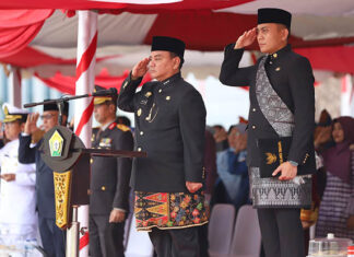 Upacara Peringatan Hari Lahir Pancasila 2024 di Sultra: Pancasila Pemersatu Bangsa Menuju Indonesia Emas 2045 Upacara Peringatan Hari Lahir Pancasila 2024 di Sultra: Pancasila Pemersatu Bangsa Menuju Indonesia Emas 2045