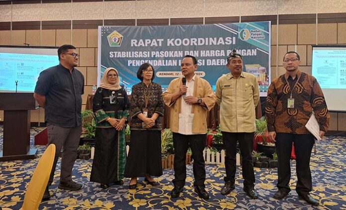 rapat_koordinasi Pemprov Sultra Gelar Rakor Stabilisasi Pasokan dan Harga Pangan Jelang Idul Adha
