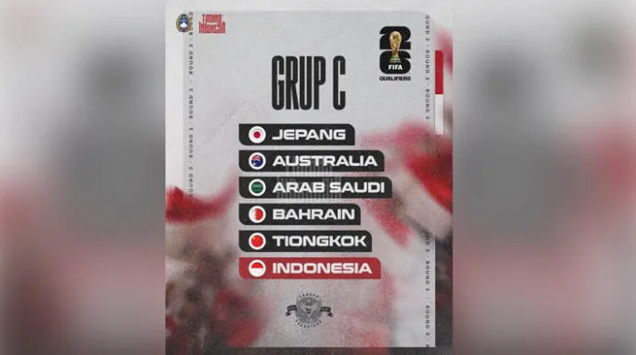 Jadwal Kualifikasi Piala Dunia 2026: Timnas Indonesia vs Arab Saudi dan Australia