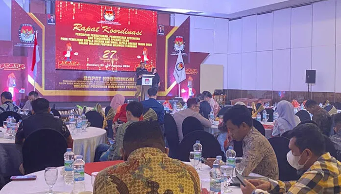 KPU Sultra Gelar Rakor Pendaftaran dan Pemeriksaan Kesehatan Calon Pilkada 2024