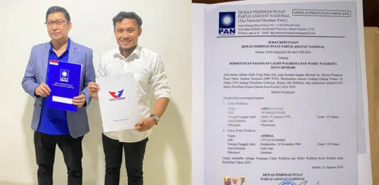 Abdul Rasak – Afdhal Terima Rekomendasi SK B1-KWK dari PAN untuk Pilkada Kendari 2024 Abdul Razak - Afdhal Terima Rekomendasi SK B1-KWK dari PAN untuk Pilkada Kendari 2024