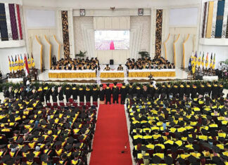 UHO Kendari Wisuda Ribuan Mahasiswa, Warham Aliansa Jadi Lulusan Terbaik UHO Kendari Gelar Wisuda Gelombang Pertama Periode April-Juli Tahun 2024