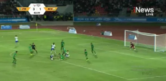 Jawa Timur Bungkam Aceh 3-2 di Semifinal Sepak Bola PON 2024 Jawa Timur Bungkam Aceh 3-2 di Semifinal Sepak Bola PON 2024