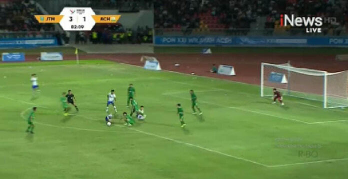 Jawa Timur Bungkam Aceh 3-2 di Semifinal Sepak Bola PON 2024