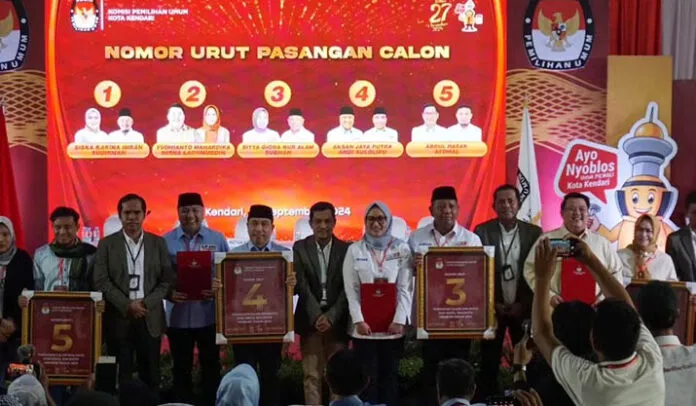 pilwalikendari Rasak-Afdhal Dapat Nomor 5: Simbol Nasionalisme, Religius, dan Sejarah di Pilkada Kendari 2024