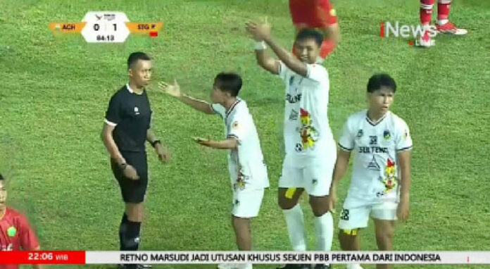 Kontroversi Wasit Eko Agus Sugiharto di Laga Aceh vs Sulteng, PON XXI Aceh-Sumut 2024