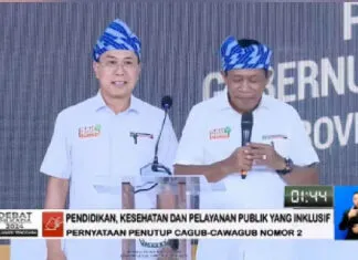 Pernyataan Penutup Debat Pilgub Sultra 2024, ASR-Hugua Janjikan Pendidikan dan Kesehatan Lebih Baik Pernyataan Penutup Debat Pilgub Sultra 2024, ASR-Hugua Janjikan Pendidikan dan Kesehatan Lebih Baik