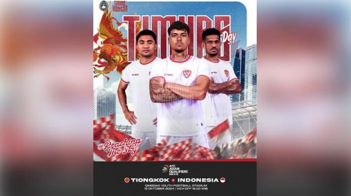 Live Streaming China VS Timnas Indonesia di Kualifikasi Piala Dunia 2026