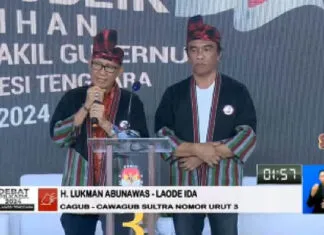 Pasangan LA-Ida Tegaskan Komitmen dalam Penutupan Debat Pilgub Sultra 2024 Pasangan LA-Ida Tegaskan Komitmen dalam Penutupan Debat Pilgub Sultra 2024