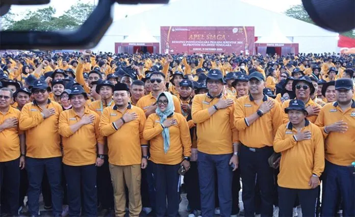 Ketua KPU RI Pimpin Apel Akbar Kesiapan Pilkada dan Rapat Konsolidasi di Kendari
